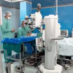doctor doing surgery on patient