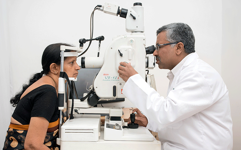 Cataract detection at Shekar eye hospital